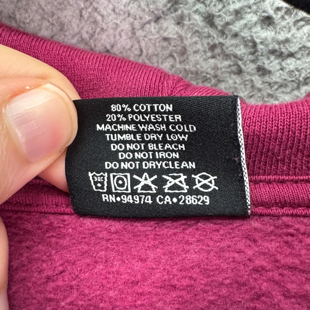 Stussy Hoodie Mens XL Pink Fish Graphic Embroidered Streetwear Pullover Y2K - Picture 5 of 9